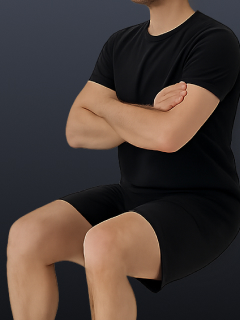 Wall sit - Isometric exercise
