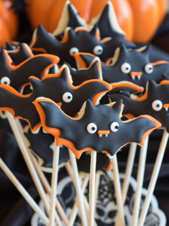 Spooky Halloween Blackberry Jelly Bats