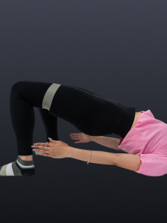 Side Pulse Glute Squeeze Press