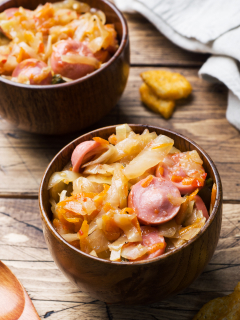 Instant Pot Cabbage Sausage Soup