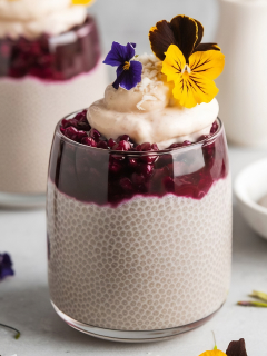 Mulled Berry Chia Parfaits