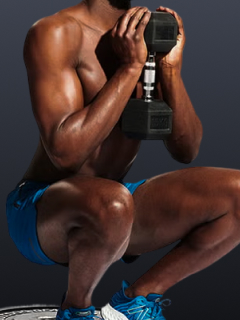 Squat calf raises - Lower body strength