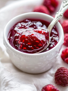 Sweetener-Free Raspberry Prosecco Jellies