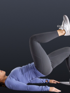 Single leg bridge - Strength-building exercise
